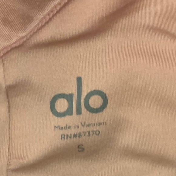 Alo Yoga Sunny Strappy Sports Bra in Light Pink Women's Small - Picture 5 of 6